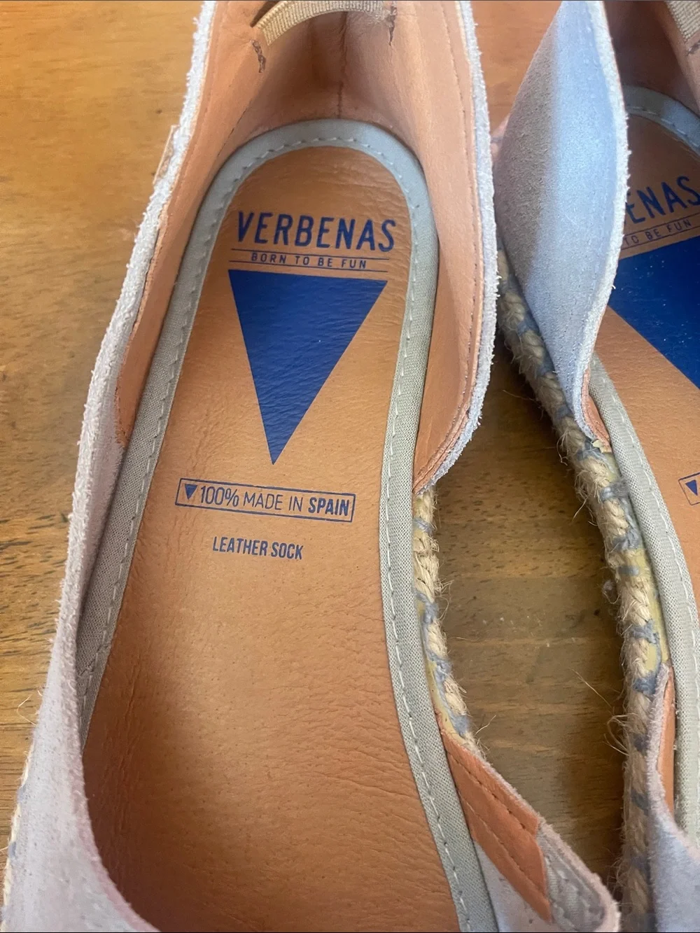 Women's Verbenas Open-Toe Espadrille in Light Pink Suede